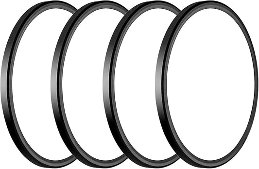 WKONCLDY 3200lm LED Flush Mount Ceiling Light, Super Slim 12 inch LED Ceiling Light, 5000K LED Ceiling Light for Bedroom, Living Room, Dining Room, Garage, Office, Warehouse (Black, Four Pack)