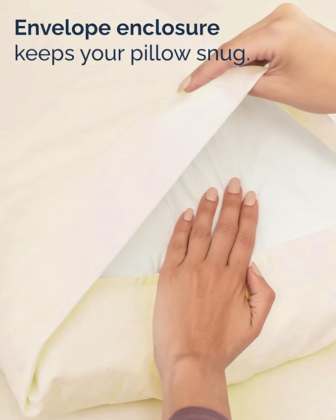 Twin XL 4 Piece Sheet Set - Comfy Breathable & Cooling - Ultra-Soft Hotel Luxury Bedding Set w/ 8-16 Inch Deep Pockets - 1 Flat & 1 Fitted Sheet & 2 Pillowcases - Wrinkle Free & Easy Care - Off White
