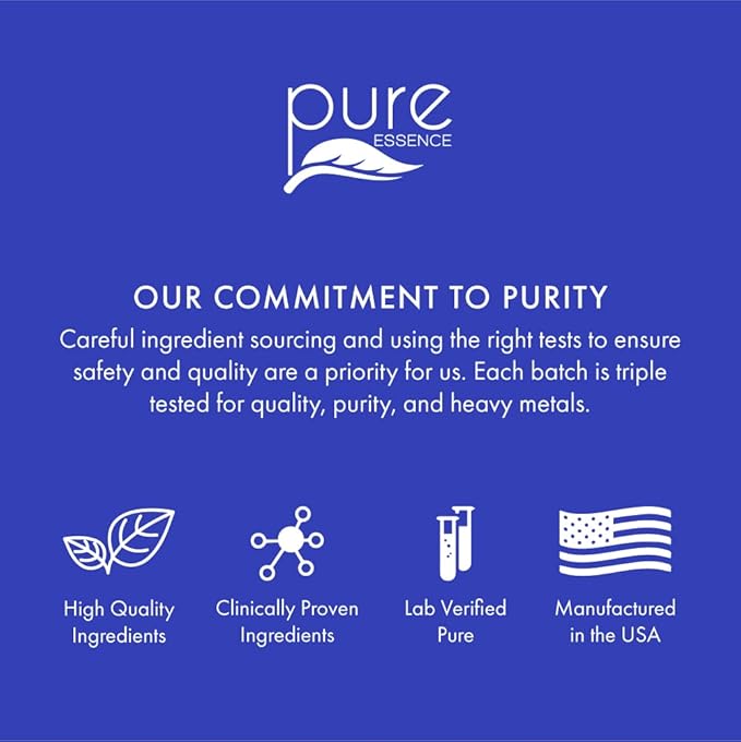 Breast D by Pure Essence – エストロゲンバランス、ホルモン性ニキビ、更年期サポートのための天然サプリメント、ビタミンD3、カルシウム、緑茶、リコピン配合 – 30カプセル