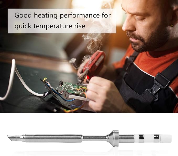 YWBL-WH Mini Stainless Steel Soldering Iron Tips Replacement for TS100 Soldering Iron (TS-C4)