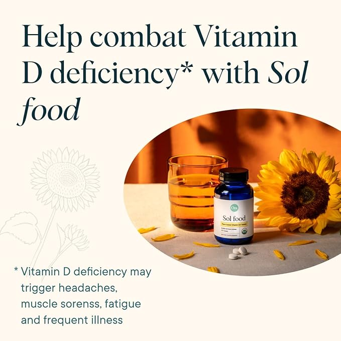 Ora Organic Vitamine D3 5000 UI + K2 - Vitamine D végétalienne issue du lichen et K2 issue des pois chiches pour la santé des os, le soutien immunitaire et l'humeur, absorption maximale - Fourniture d'un mois, 30 comprimés à croquer