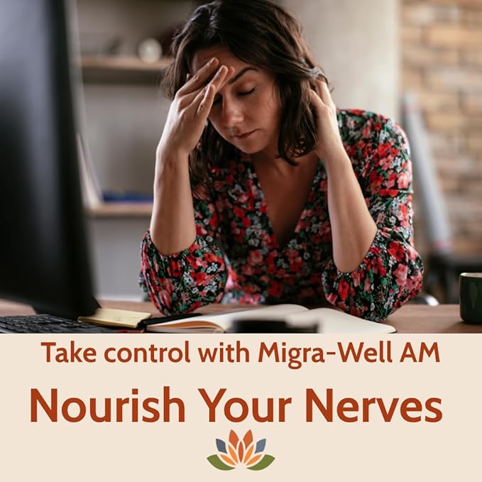 Wellkasa Migra-Well AM : Multivitamine méthylée énergisante quotidienne avec minéraux biodisponibles et antioxydants soutenant la santé du cerveau et des nerfs pour femmes et hommes - Sans fer (60 gélules)