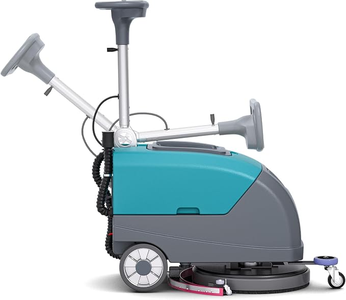 C5 16" Walk-Behind Commercial Floor Scrubber Machine, 500W Motor | 11 Gal Recovery Tank | 24" Suction Width | Brush Speed 200 RPM | 24,000 Sqft/h Coverage | Complete Set of Parts