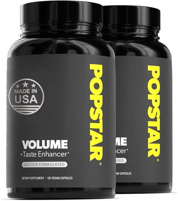 POPSTAR Labs Semen Volume Booster - Men's Semen Health & Fertility Supplement - Doctor Formulated to Increase Load Volume - Made in USA, Vegan - 240 Capsules - (2 Month Supply)