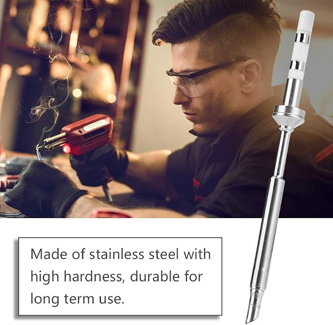 Mini Stainless Steel Soldering Iron Tips Replacement for TS100 Soldering Iron(TS-)