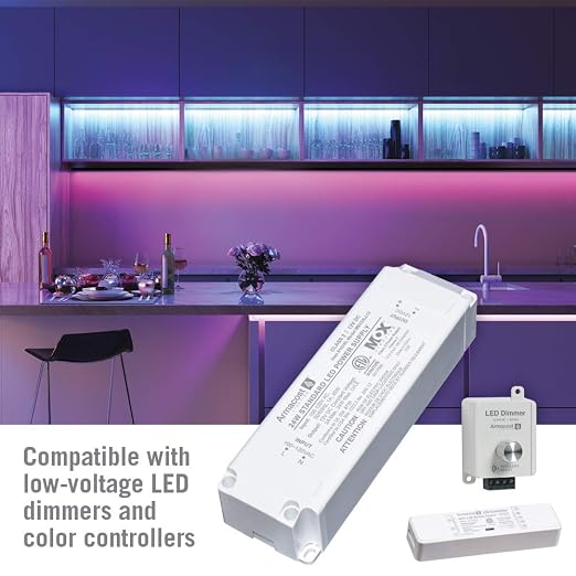 Armacost Lighting 810240 12 Volt LED Power Supply, White