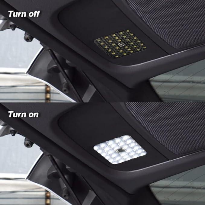 Powerty LED Lights for Toyota Sienna 2021-2025 2026, Cargo Lamps Decorative Atmosphere Lamp for Toyota Sienna Accessories Trunk Ceiling Lighting 2 PCS
