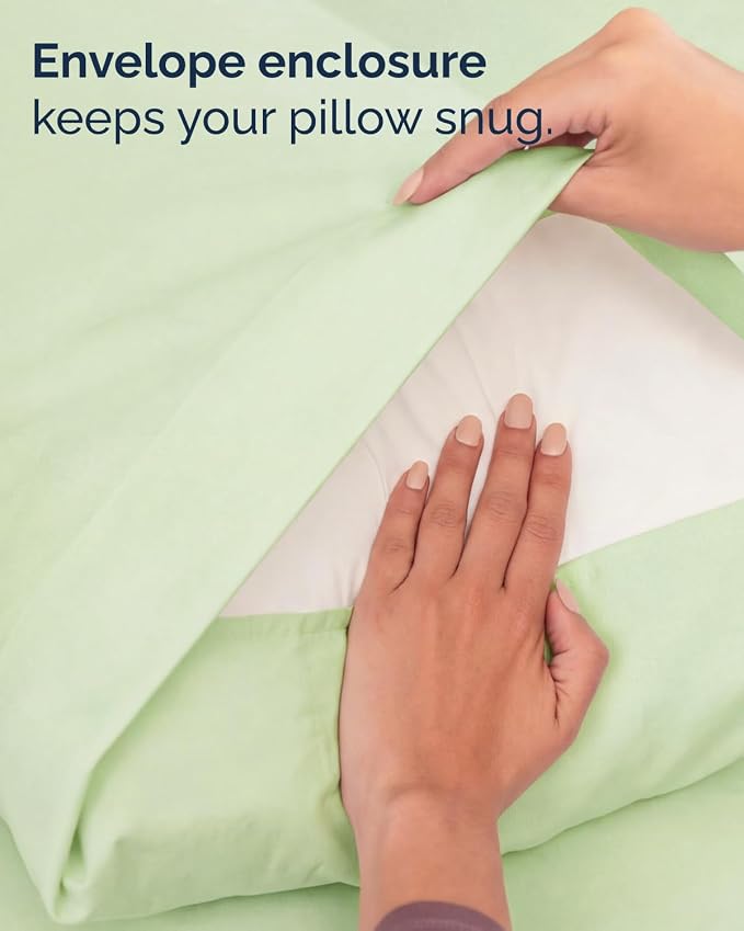 Twin XL 4 Piece Sheet Set - Comfy Breathable & Cooling - Ultra Soft Hotel Luxury Bedding Set w/ 8-16 Inch Deep Pockets - 1 Flat & 1 Fitted Sheet & 2 Pillowcases - Wrinkle Free & Easy Care - Light Sage