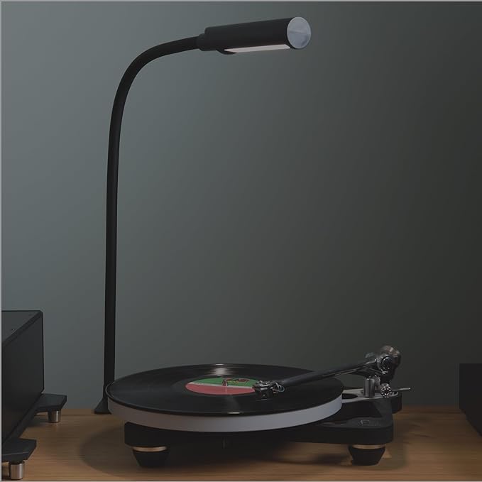Reliable UberLight Flex 3200TL Task Light – LED Portable Desk Light with Clamp, USB Connection, 26.5” Flexible Gooseneck, 270° Rotational Head, 9 Light Settings, and up to 60,000 Hours of Use (Black)