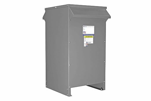 25 kVA 1PH DOE Efficiency Transformer, 480V Primary, 120/240V Secondary, NEMA 3R, Ventilated, 60 Hz