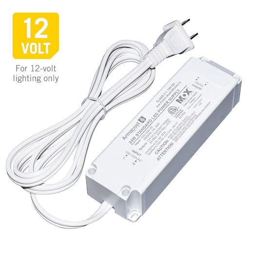 Armacost Lighting 810240 12 Volt LED Power Supply, White