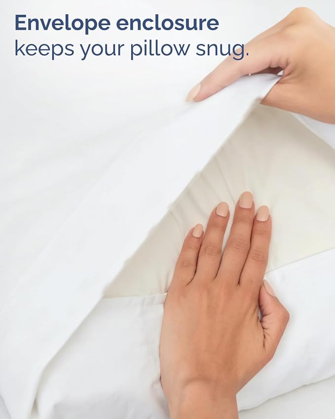 Twin 4 Piece Sheet Set - Comfy Breathable & Cooling - Ultra Soft Hotel Luxury Bedding Set with 8-16 Inch Deep Pockets - 1 Flat & 1 Fitted Sheet & 2 Pillowcases - Cozy, Wrinkle Free & Easy Care - White
