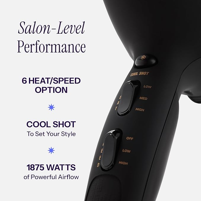 Hot Tools Pro Artist 2100 Ionic Turbo Hair Dryer | Fast Dry, Lightweight