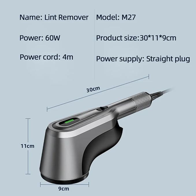 Fabric Shaver 600W Household Lint Remover Plug-in Clothes Ball Trimmer 2 Gears High Speed Fabric Shaver for Sweater Couch Carpet Garment Care Fabric Shaver and Lint Remover