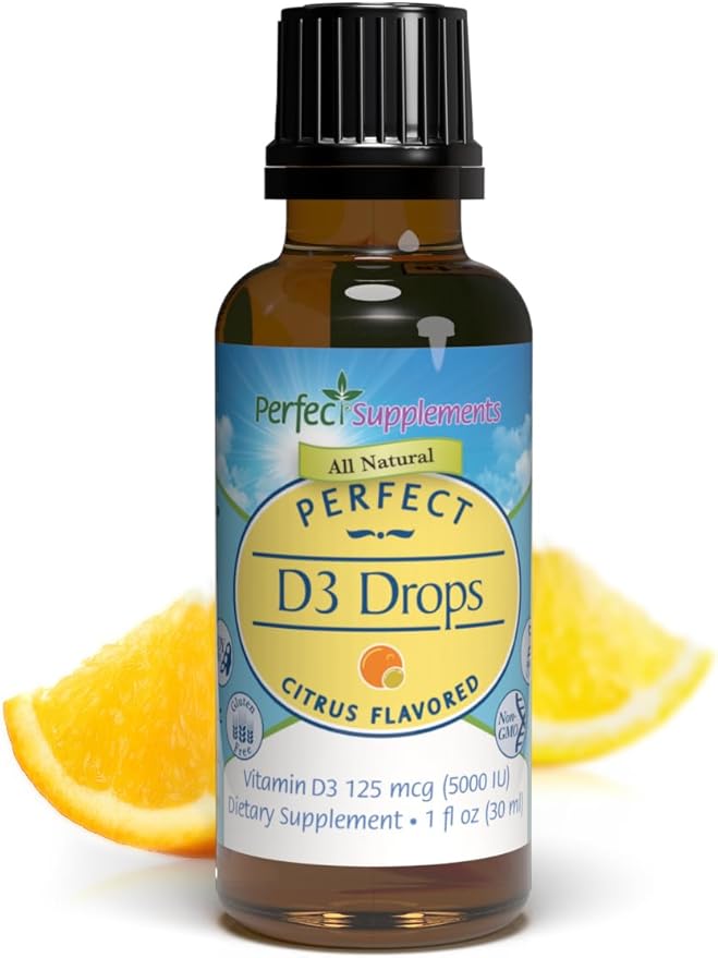Perfect Supplements Vitamin D3 Drops - 1 fl oz
