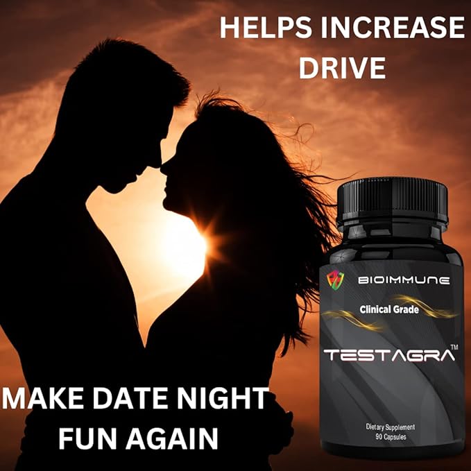 TESTAGRA TESTOSTERONE BOOSTER FOR MEN. 2 Pack Savings - 180 Capsules - 10X Concentrated - Increase Lean Muscle Energy Drive Strength. Saw Palmetto, Tribulus, Tongkat Ali, Horny Goat Weed, Zinc