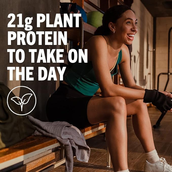 Orgain Organic Vegan Protein Powder, Creamy Chocolate Fudge - 21g Plant Protein, 6g Prebiotic Fiber, Low Carb, No Lactose Ingredients, No Added Sugar, Non-GMO, 10 Single Serve Individual Packets