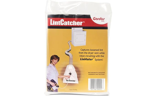 Gardus R4203613 LintEater LintCatcher, to Easily Capture Loosened Lint from Dryer Vent, No Size, white