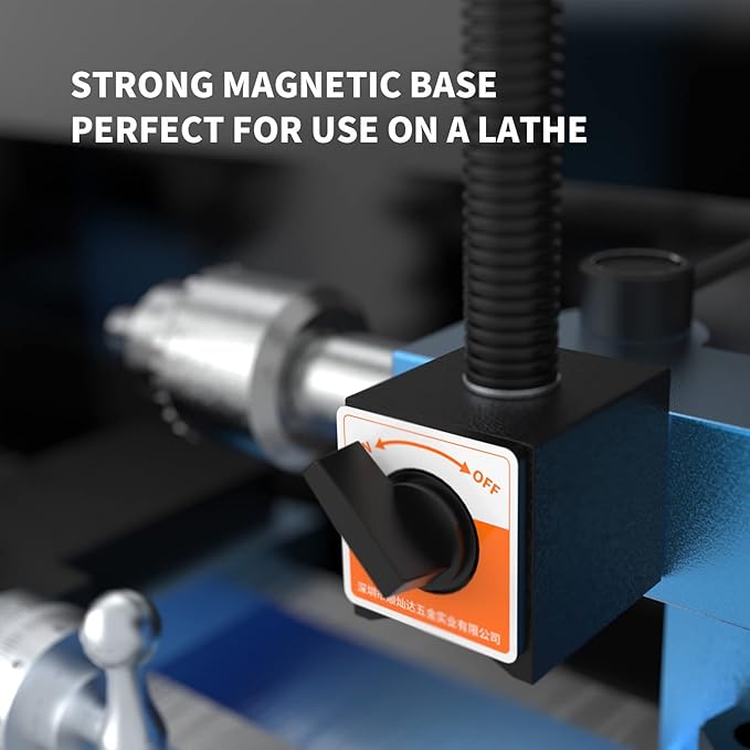35LEDs Magnetic Light, 1200 Lumen 120v Flexible Gooseneck Work Light with Adiustable Magnetic Base for Lathe CNC Milling Drill Press Sewing Machine Industrial Lighting, 12W