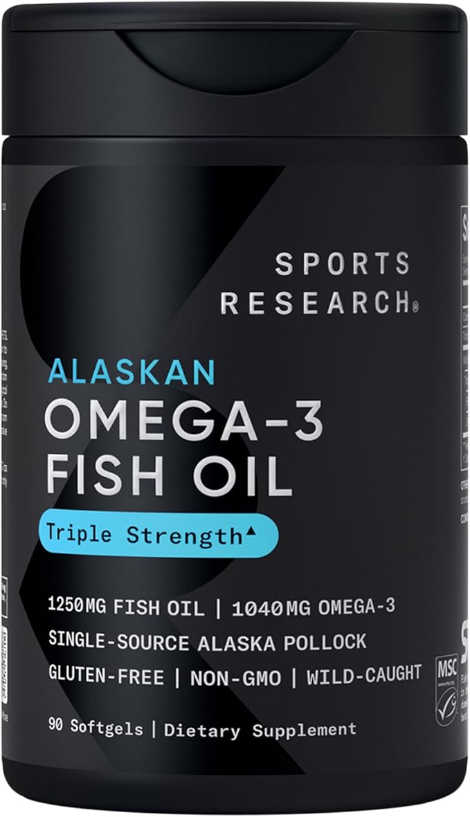 Sports Research ボディウェルネスパック - ビタミンD3 5000IU + K2 100mcg、オメガ3フィッシュオイル1250、オーガニックコラーゲンペプチド