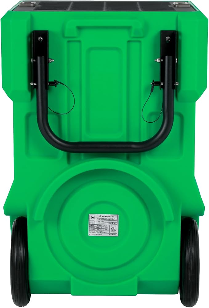 MOUNTO 1000cfm Portable Industrial Air Purifier Negative Air Scrubber - Powerful 1HP Motor, True HEPA Filter, 2-Speed, Handle and wheels 3-Year Warranty