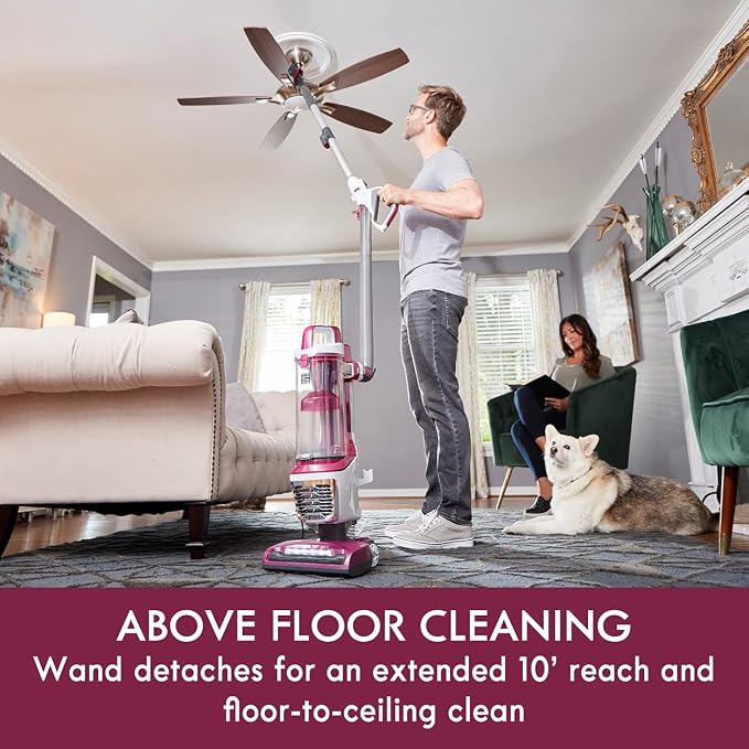 Kenmore DU5092 Bagless Upright Vacuum, Wine, Lift-up Design | 2-Motor Power Suction, Hair Eliminator Brushroll, Pet Handi-Mate, 2L Capacity
