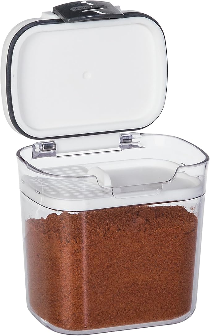Progressive International Prepworks ProKeeper Kitchen Clear Food Baker's Kitchen Storage Organization Canister Set (Mini Multipurpose 1.5-Cup) (2-Piece)