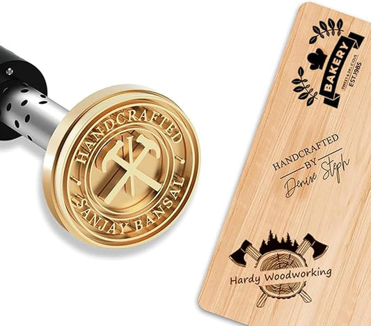 Custom Electric Branding Iron Tips for Wood, Personalized Wood Branding Iron Tips, Custom Logo Stamp Handcrafted Design Woodworking Tools Gifts for Woodworking Lovers (Branding Iron Tips)