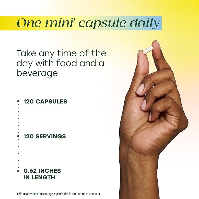 MegaFood Vitamine D3 5000 UI (125 mcg) - Compléments végétariens avec Vitamine D3 K2 - Soutient la santé des os, des dents, des muscles et du système immunitaire - Certifié sans OGM - 120 mini-capsules, 120 portions