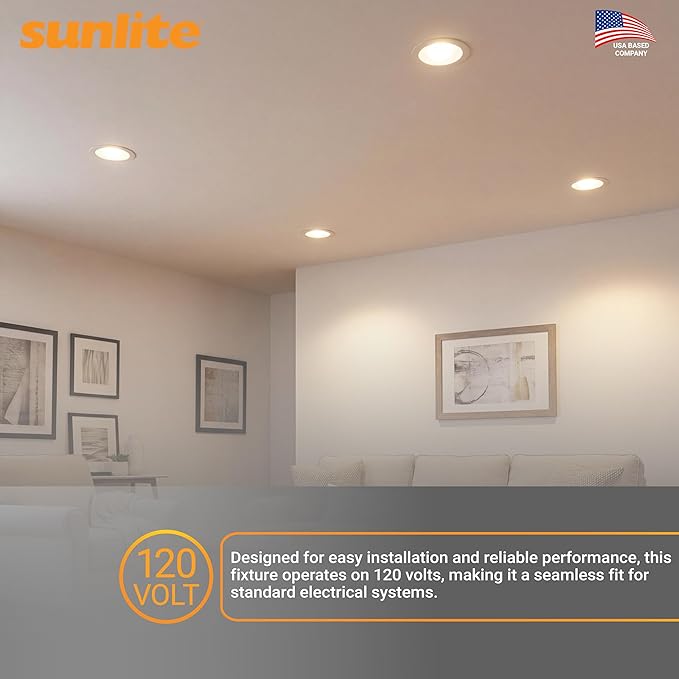 Sunlite Compact Fluorescent PLD 4-Pin Double U-Shaped Twin Tube, 18 Watts, 120 Volts, 1080 Lumens, 3500K Neutral White, 4-Pin G24q2 Base, 10 Pack