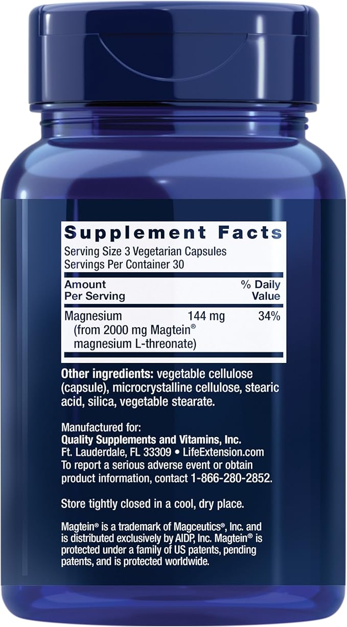 Life Extension Super K, Vitamin K1, Vitamin K2 mk-7, Vitamin K2 mk-4 & Neuro-mag Magnesium L-threonate, Magnesium L-threonate