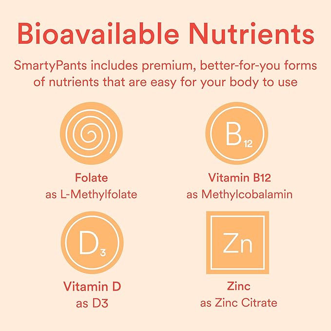 Gommes multivitaminées SmartyPants pour enfants : Huile de poisson Oméga 3 (EPA/DHA), Vitamine D3, C, Vitamine B12, B6, A, K et Zinc pour le soutien immunitaire, Biotine, Saveurs Raisin, Cerise et Baies, 120 unités (30 jours de provision)