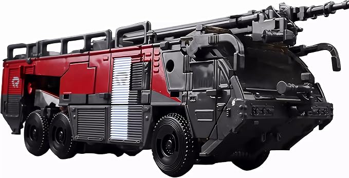 WAIKYTOY Deformation Robot Toys, Fire Engine Truck Model Action Figure 7.1 Inches with Accessories, Suitable for Ages 6 and Up for Boys Kids
