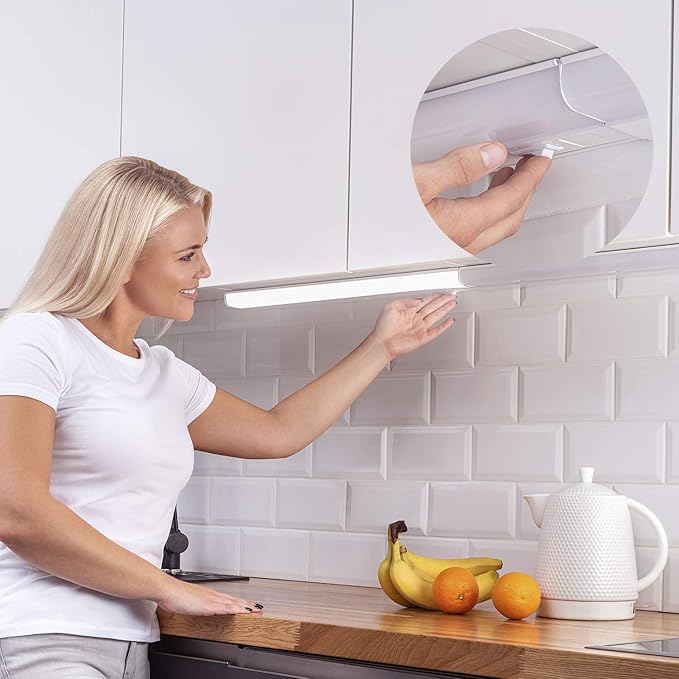 Hardwired LED Under Cabinet Task Lighting - 12 Watt, 18", Dimmable, CRI>90, 3000K (Warm White), Wide Body, Long Lasting Metal Base with Frost Lens