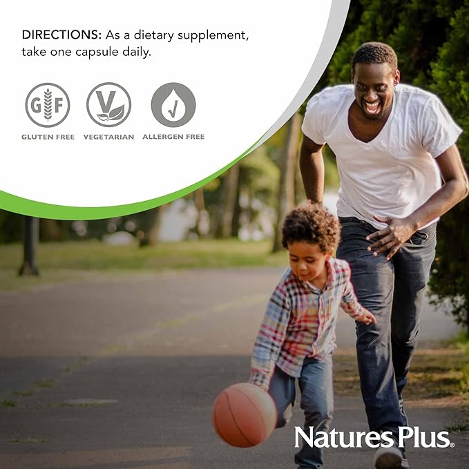 NaturesPlus Vitamines D3 (1000 UI) & K2 (100 mcg) - Végétarien, Sans Gluten - 90 Gélules, 90 Portions