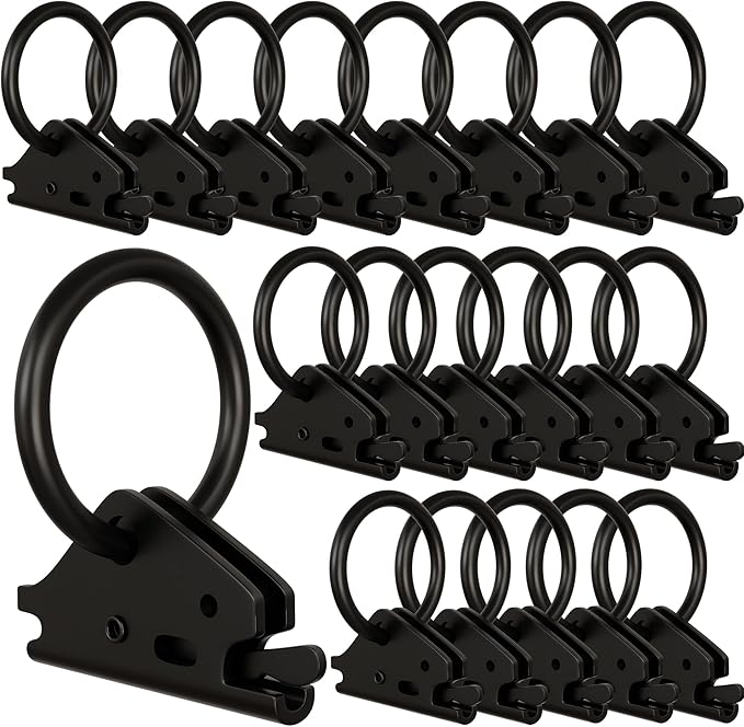 DC Cargo Mall Heavy-Duty Steel O-Ring (Pack of 20) 4500Lbs Break Strength - E Track Accessories Tie-Down Anchors for E-Track Tie-Down System