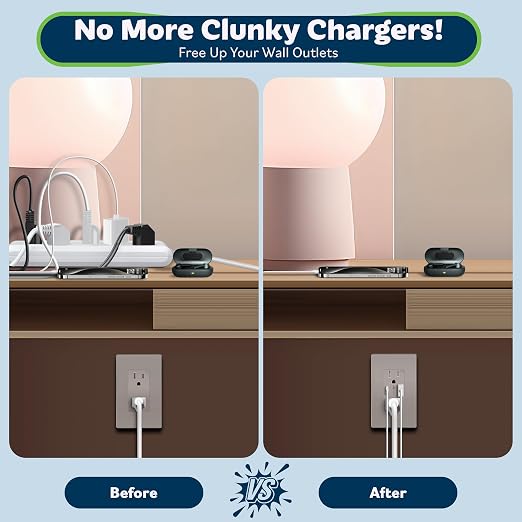 TOPGREENER USB Outlets, 4.2A Type A & Type C USB Wall Outlet, 15 Amp Tamper-Resistant USB Outlets Receptacles, Wall Plate Included, UL Listed, TU21536AC-NKWSI-2PCS, Nickel, 2 Pack
