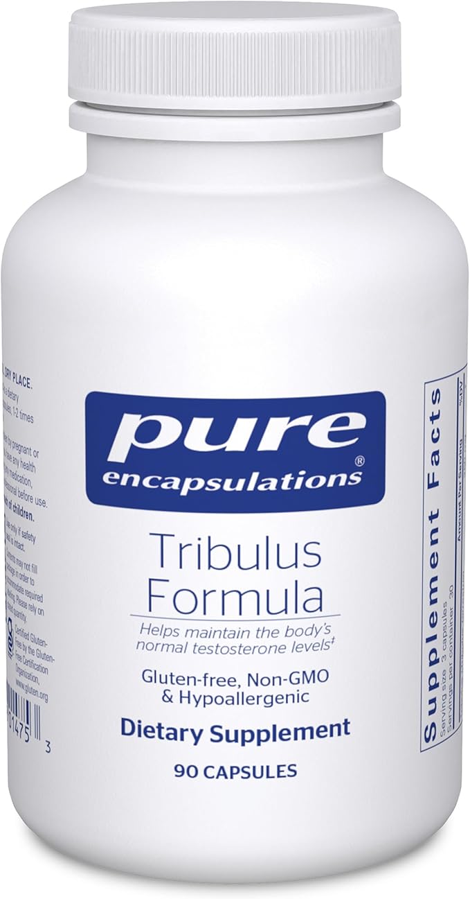 Pure Encapsulations Tribulus Formula | Hypoallergenic Supplement to Support Testosterone Balance* | 90 Capsules