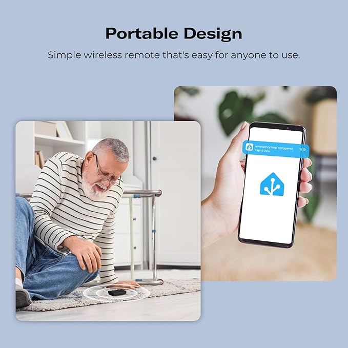 THIRDREALITY Smart Button ZB2,ZigBee Hub Required,3 Wireless Button,Remote Control,Compatible with Home Assistant,SmartThings (2015/2018),Aeotec,Homey Bridge,Homey Pro,Rechargeable Lithium Battery