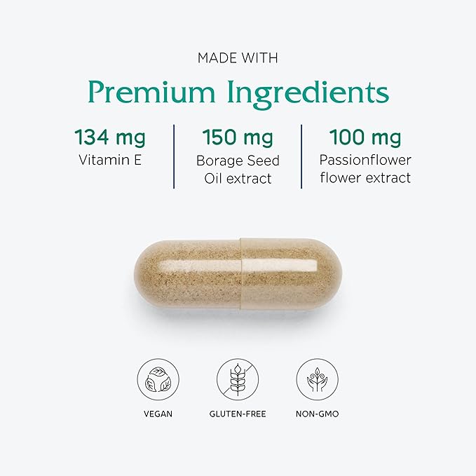 Vitanica Women's Phase I, Soutien prémenstruel, Vegan, 60 gélules