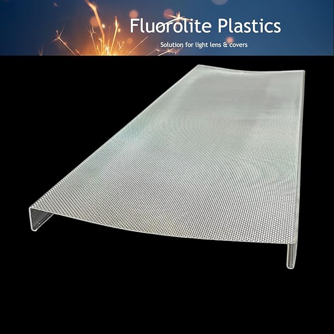 Wrap Around Replacement Light Cover | Clear Prismatic Acrylic | Designed for 2 or 4-light wrap-around fixture | SIZE: 47-7/8″ (Length) x 15-5/8″(Width) x 1-11/16" (Height)