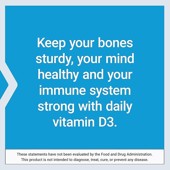 Life Extension Vitamine D3 125 mcg (5000 UI), Santé Osseuse, Performance Cérébrale, Soutien du Système Immunitaire, Sans Gluten, Sans OGM, Une Fois Par Jour, Deux Mois d'Approvisionnement, 60 Gélules (Paquet de 2)