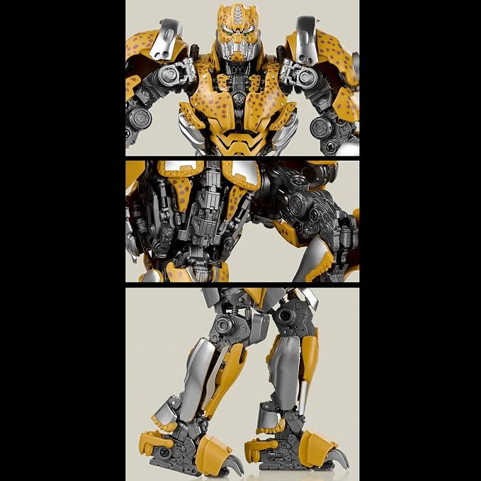 YOLOPARK Transformers Toys Rise of The Beasts Movie Cheetor Action Figure with Bumblebee’s Weaponry - Kids Ages 8 and Up,7.08 Inch