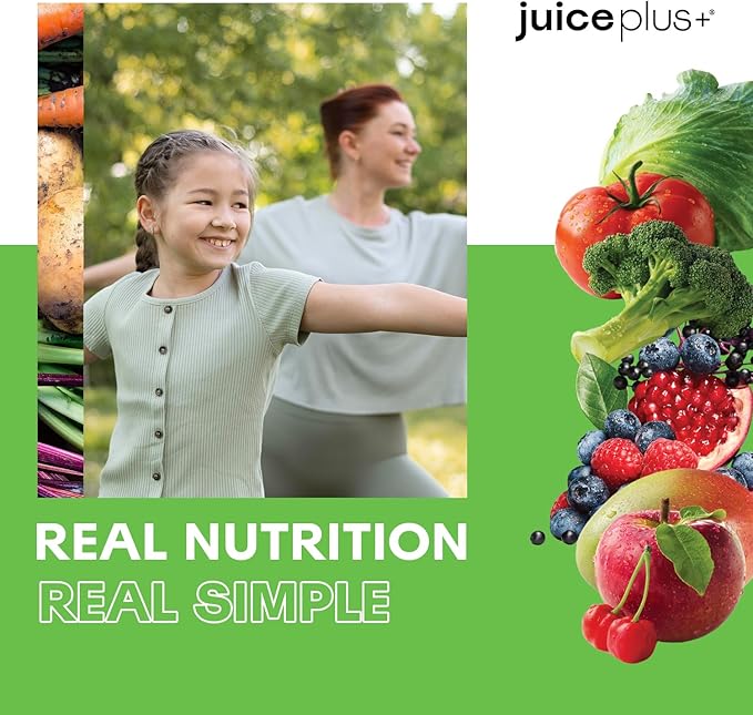 JuicePlus+ フルーツ、ベジタブル & ベリーブレンド ソフトチュアブル（チュアブル） - 植物由来成分30種類配合！ ヴィーガン向けグミ（子供＆大人用） - グルテンフリー、非遺伝子組み換え、高果糖コーンシロップ不使用 - 3袋入り（各30チュアブル）