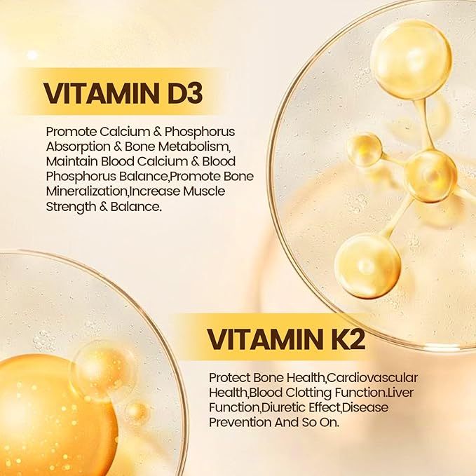 VivoNu 24-in-1 Vitamin B Complex Gummies for Women and Men＋ D3 K2 10000 IU with MK7-300 Virgin Coconut Oil Softgels