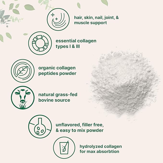 Lot de 2 gélules de vitamine D3 5 000 UI + K2 100 mcg et de poudre de peptides de collagène bio Micro Ingredients | Vitamines essentielles du soleil | Collagène bovin hydrolysé de type I et III