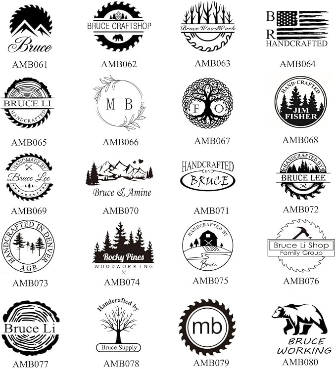 Custom Branding Iron, Personalized Burning Stamp Logo Design for Wood Leather Plastics Branding Iron Handcrafted Design