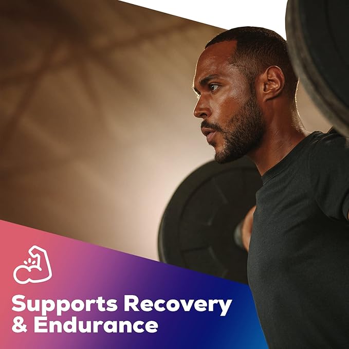 Post Workout Recovery Powder with BCAA - Extra Strength Muscle Recovery Drink Mix with L-Glutamine & Amino Acids - Sugar Free After Workout Hydration Powder Supplement - Watermelon Blast - 45 Servings