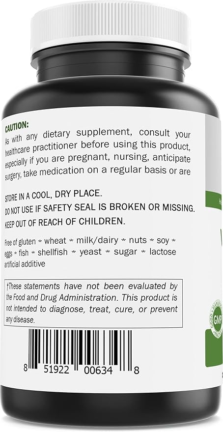 Brieofood Vitamin B2 (Riboflavin) 400mg, 120 Veggie Capsules - Gluten Free, Non-GMO