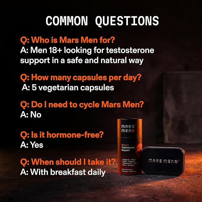 Testosterone Booster for Men - Natural Supplement Premium Tongkat Ali, Fenugreek, Shilajit & Boron - Male Support - Libido, Energy & Muscle Growth Support - 30 Servings (Tub)